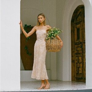 NWT Sabo Luxe | Aviera Maxi Dress, Size S